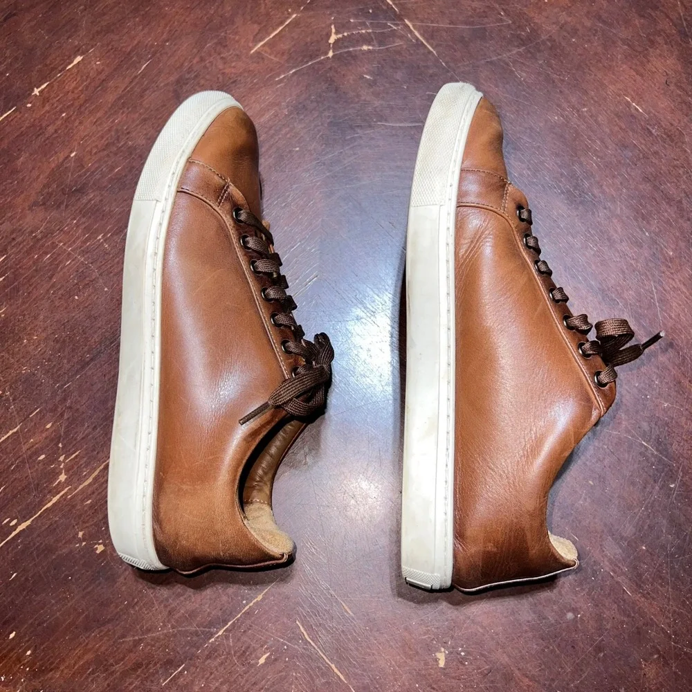Thursday Boot Company Premier Low Top Toffee Leather Sneakers Mens 9.5 Wide